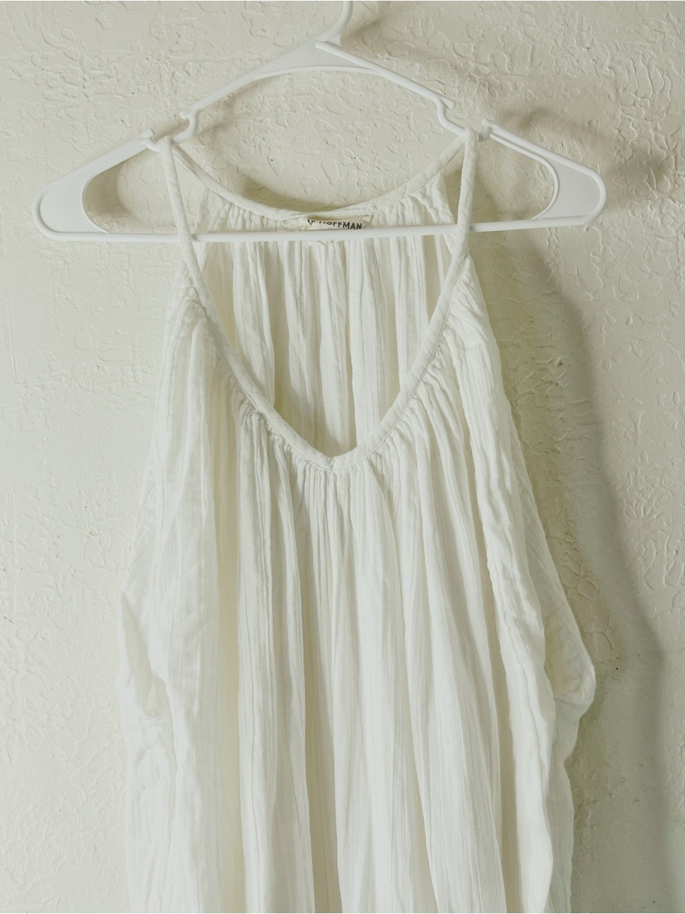 Mara Hoffman Crinkled Cotton Gauze Midi Dress in White 100% Organic Cotton - Picture 5 of 14